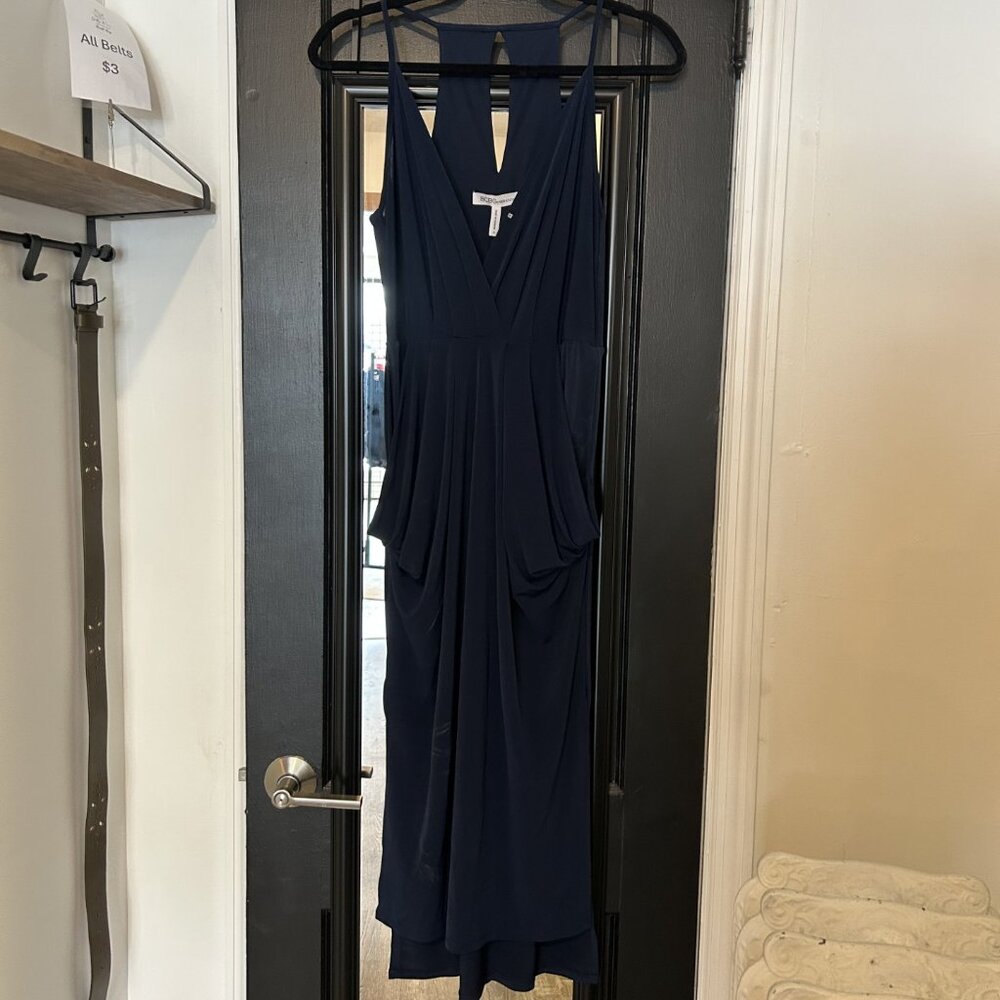 BCBGeneration Dress Navy Blue with Pockets